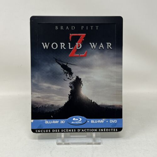 Coffret World War Z Combo Blu-ray 3D Boîtier Métal Edition Limitée Steelbook - Photo 1/4