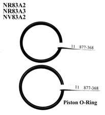 CoFast® High Quality 2 Piston O-Rings Aftermarket Hitachi NR83A2 A3 877-368