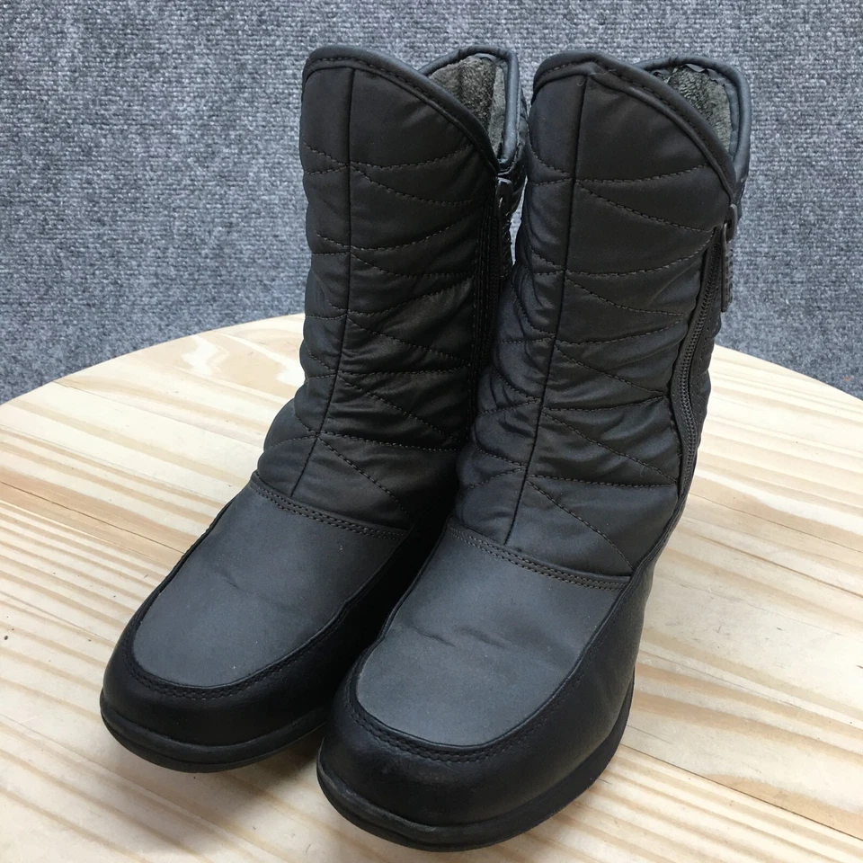 Totes Botas de Invierno Mujer 7M Negras Audrey Acolchadas Impermeables Cremallera Media Informales Foto 3 de 4