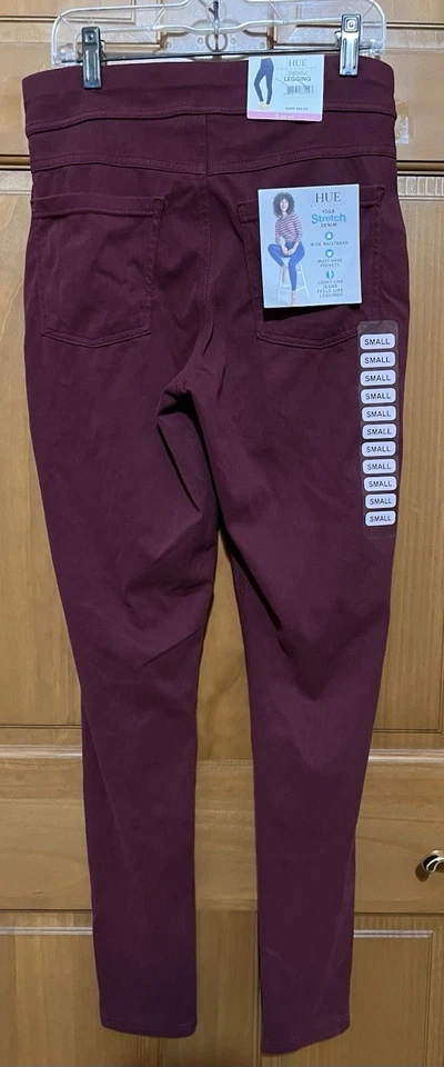 Pantalones de mezclilla elásticos Hue Yoga para mujer, pequeños, nuevos con etiquetas precio de venta sugerido por el fabricante 48 USD Foto 2 de 2