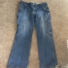 Duluth Trading Co. BALLROOM FLEX Jeans Men 42x34 Carpenter Relaxed Fit