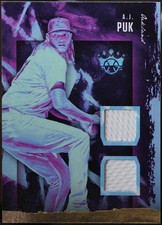 2020 Panini Diamond Kings #DKM-AP A.J. Puk DK Materials Baseball NM