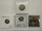 Silver Barber Dime Lot of 3 and Barber Quarter