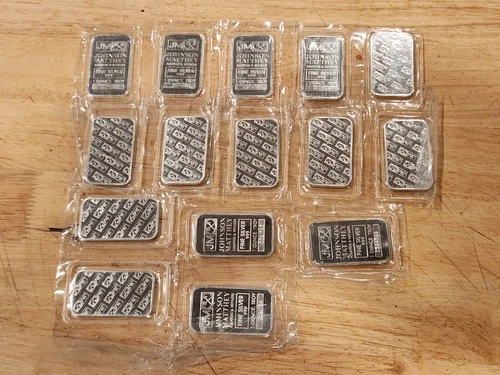 Johnson Matthey 1 Troy Ounce Silver Bar – JM Assayers & Refiners – Sealed