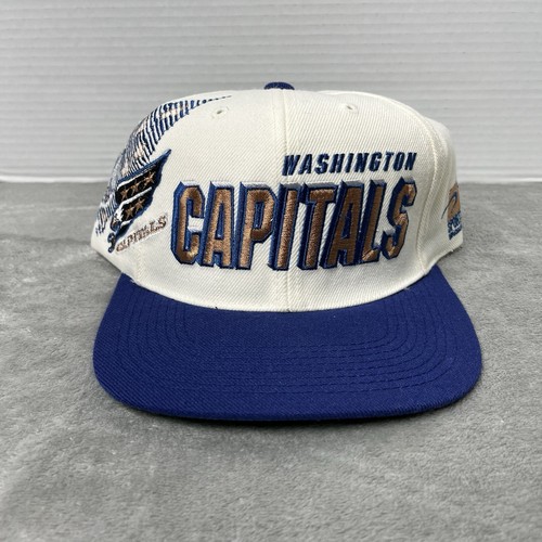 RARE Vintage Sports Specialties NHL Washington Capitols Stitch Snapback Hat