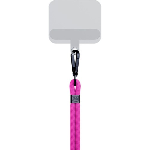 Handy-Schlüsselband 3mk Handy Kordel Handykette Schnur Kordel Rosa und Schwarz - Photo 3/12