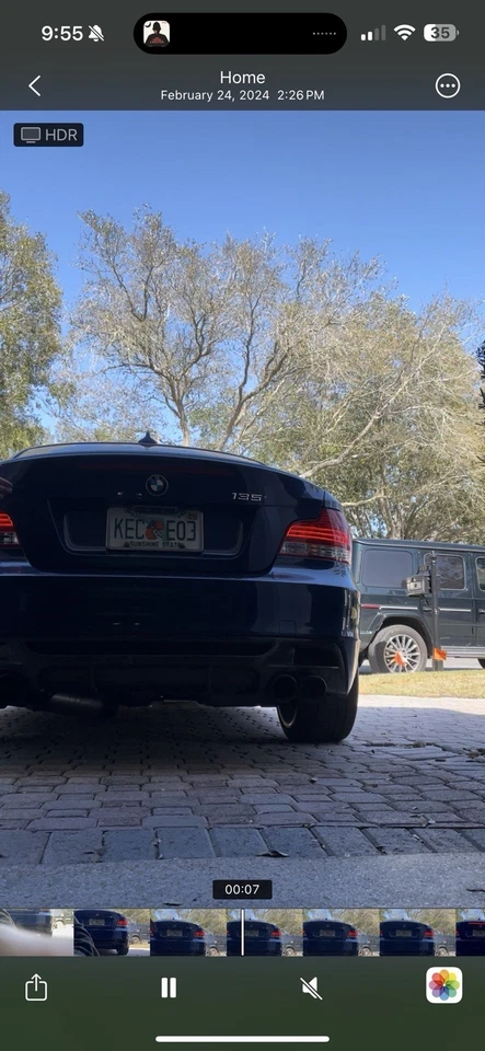 BMW E82 E88 128I 135I M-SPORT 2008-2013 DIFUSOR PARACHOQUES TRASERO OEM 8045506 como nuevo Foto 2 de 3