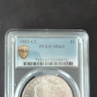 1882-CC Carson City Morgan Silver MS63