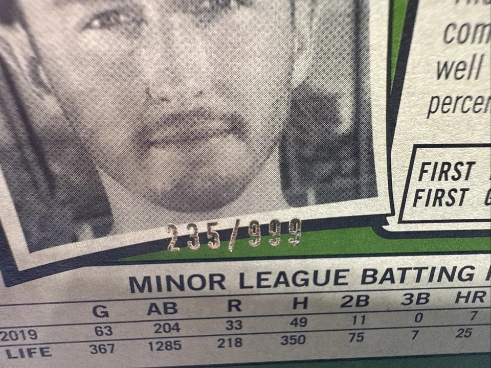 2020 Topps Heritage High Number - Garrett Stubbs #THC-543 Chrome /999 (RC) - Image 3 of 3