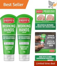 Hand Cream Moisturizing Dry Cracked Hands Repairing 3oz Tube 2 Pack