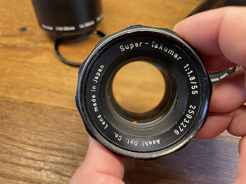 *2 Lens Set : Near Mint* Pentax Super Takumar 55mm F/1.8 & 135mm F/3.5 From JPN - Image 2 of 4