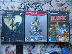 Sony PS2 FAT Console SCPH-39001, controllers, KH games, cables PlayStation 2