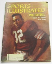 Sports Illustrated Magazine September 26, 1960 Fine- 5.5 Jim Brown NICE Copy