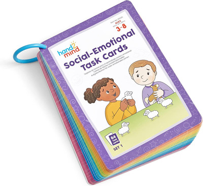 Social Emotional Task Cards for Ages 3+, Social Emotional Learning, Play Therapy