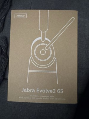Jabra Evolve2 65 MS Stereo Bluetooth Ohraufliegende Kopfhörer, Schwarz