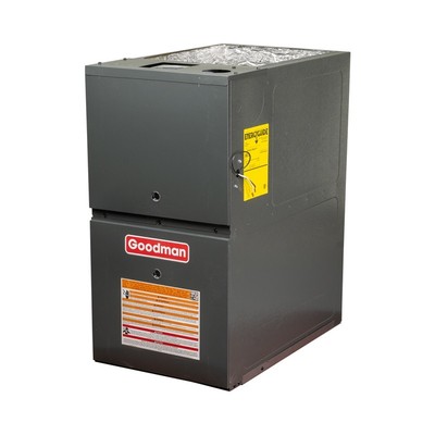 Goodman 80% 60,000 BTU Two Stage Gas Furnace - 14'' Width - Upflow / Horizontal