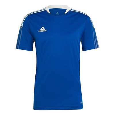 Tshirts Fußball Herren Adidas Tiro 21 GM7589 Blau