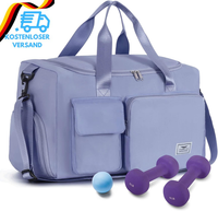 Fioretto 35L Damen Sporttasche Faltbare Reisetasche Mit Schuhfach Und Nassfach,