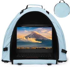 Portable Laptop Sun Shade Foldable Laptop Tent for Working Outside Computer P...