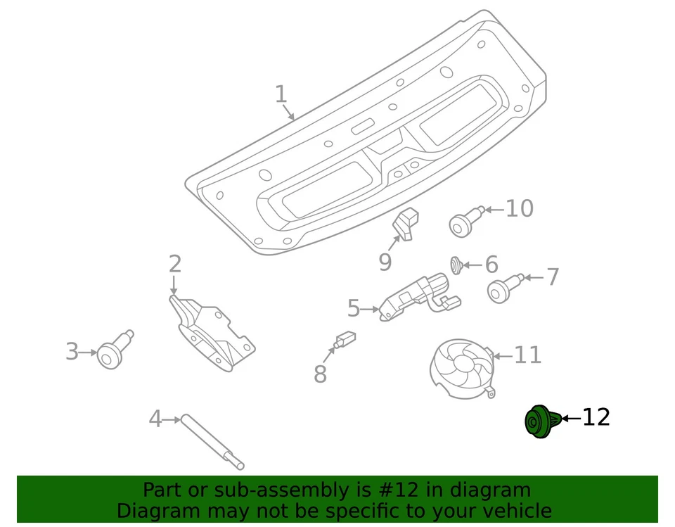 Juego de ojales de motor soplador genuino 95811067300 para Porsche 911 Boxster Cayman Foto 2 de 2
