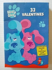 2001 Paper Magic Group Nickelodeon Nick Jr Blue's Clues Valentines