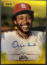 2025 Topps Stadium Club - Autographs Ozzie Smith #SCBA-OS Yellow (AU)