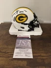 James Lofton Signed Luncar Eclipse Mini Helmet Green Bay Packers HOF 03 JSA COA