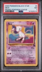 2000 POKEMON PROMO BLACK STAR POKEMON LEAGUE #8 MEW PSA 7