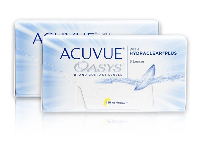 JOHNSON & JOHNSON 2x6 ACUVUE OASYS Hydraclear Plus Johnson&Johnson Kontaktlinsen BC 8.4 und 8.8