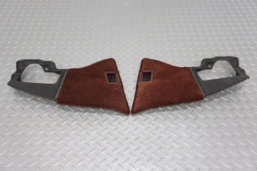 84-89 Chrysler Conquest Mitsubishi Starion Pair Console Side Trims (Maroon) - 第 1/12 張圖片