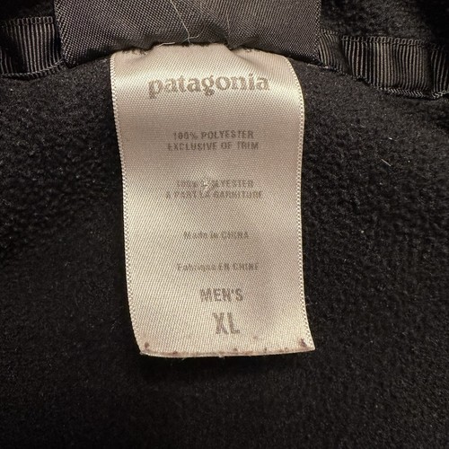 READ Patagonia Synchilla Black Fleece Jacket Mens XL Full Zip Polyester - Picture 21 of 21