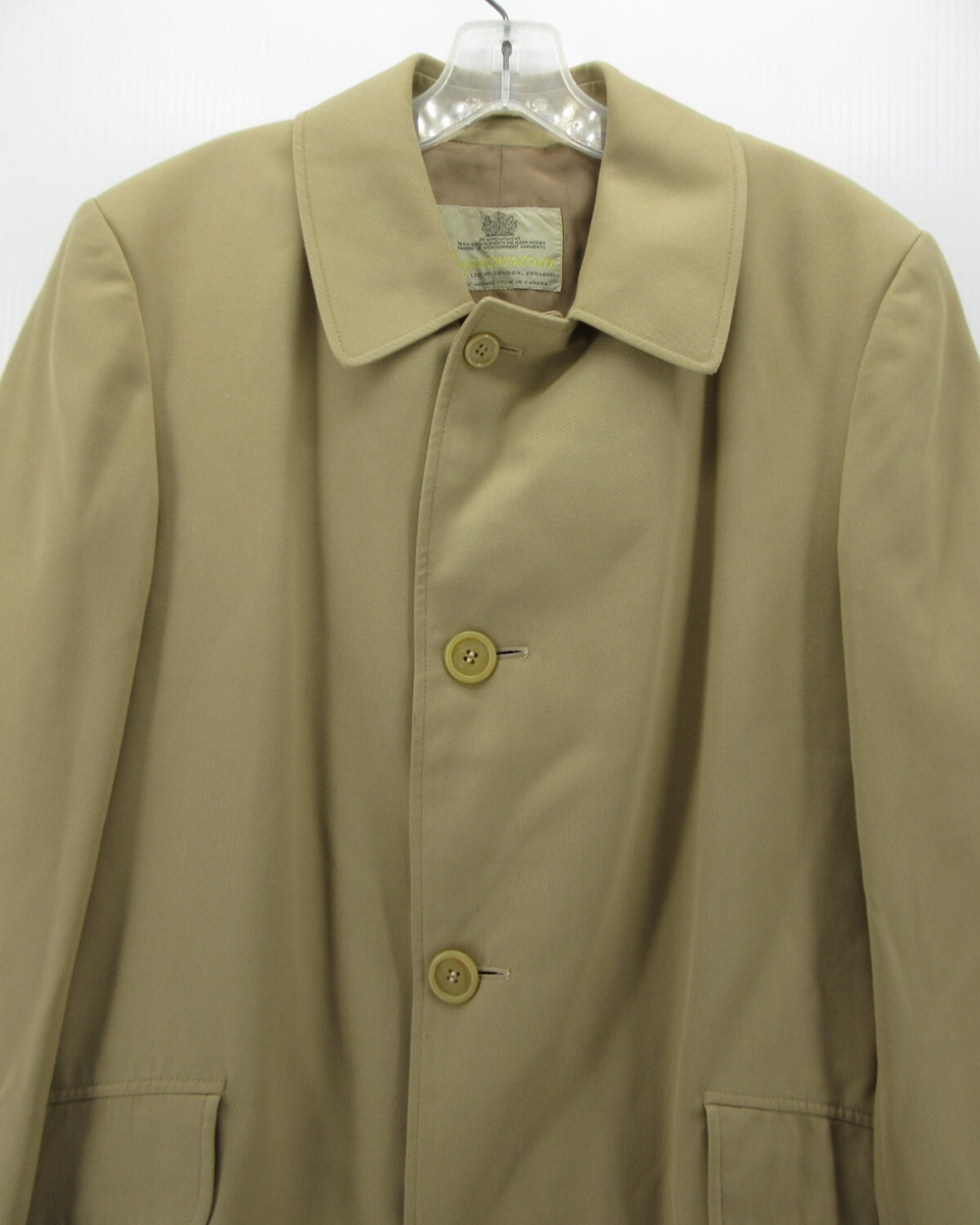 ジャケット・アウター 80s Aquascutum Single Trench Coat Aquascutum Vintage Trench-coat in Beige | Made in England - Etsy
