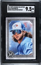 2021 Topps Museum Collection Bo Bichette Canvas Collection Reprint SGC 9.5