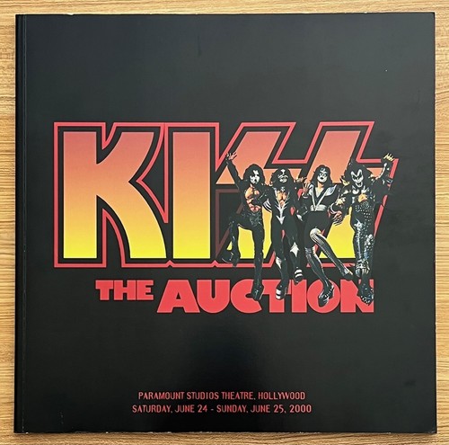 KISS The Auction Butterfields 2000 Softcover Book w/ Photo Set