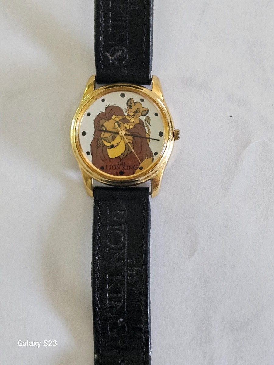 Walt Disney Timex Lion King Mufasa / Simba Collectors Watch 1994 W 