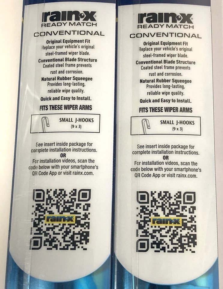 Par de limpiaparabrisas Rain X convencional C-13 13"+13" para Jeep Wrangler Foto 4 de 4