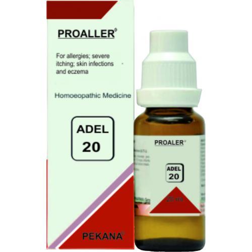Adel 20 PROALLER Homeopathy Drops Homeopathic Medicine 20ML free shipping
