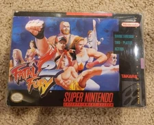 Fatal Fury 2 SNES Super Nintendo CIB Complete In Box 1992 Takara SNK Tested