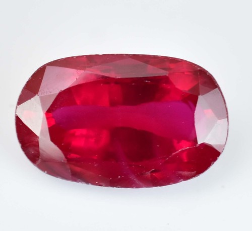 Natural Mozambique Red Ruby 16.25 CT Certified STUNNING Oval Cut Gemstone - Picture 3 of 6