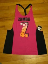 NWT ZUMBA Twisted Tank Size Large Z1T01704