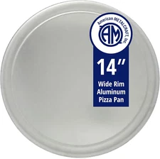 14-Inch Wide Rim Aluminum Pizza Pan (TP14)