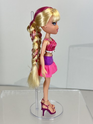 Bratz Featherageous Cloe Doll 2012 Outfit & Shoes Blonde Hair With Pink Streaks - Picture 8 of 23
