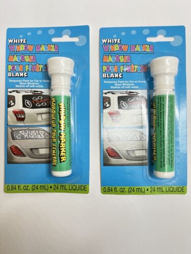 White Glass Window Markers Paint Pens Erasable Washable Wedding Decor Art