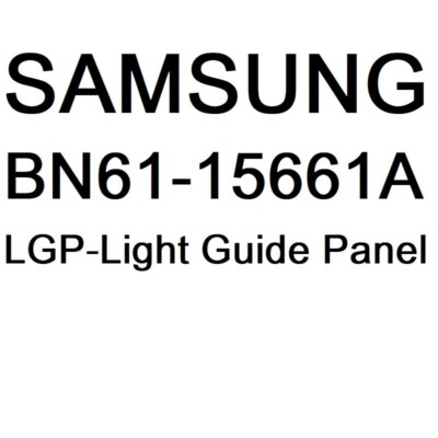 Samsung BN61-15661A Ersatzteil: LGP Light Guide Panel Lichtpanel für UN50NU7200