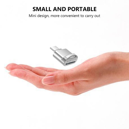 Micro SD Card Reader Adapter USB 3.1 Type C USB-C For Macbook PC Mobile OTG 99B - Picture 6 of 11