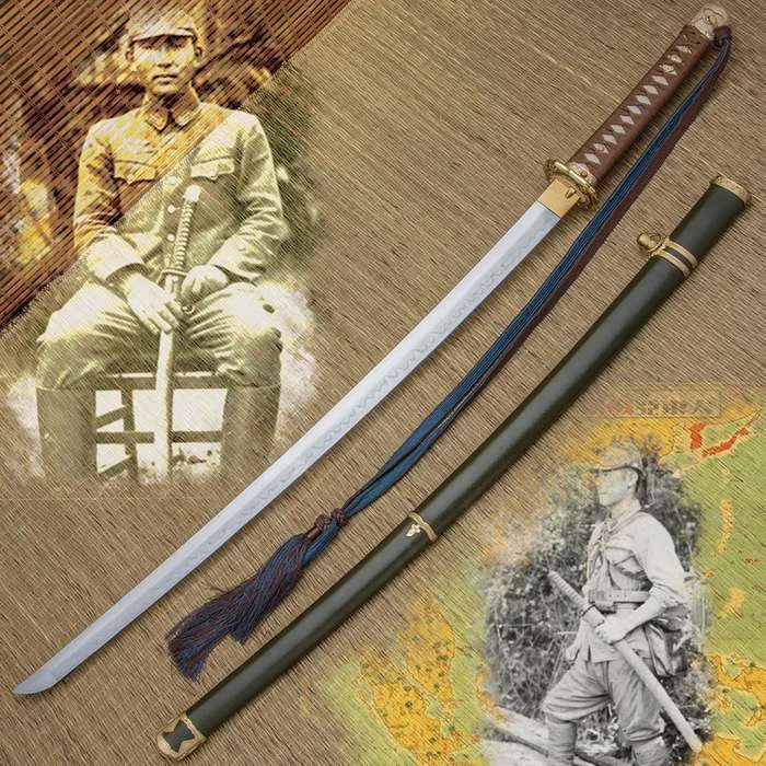 Espada Katana Oficial Japonés Gunto Tipo 98 Acero T10 Segunda Guerra Mundial Hecha a Mano Hoja Afilada Foto 3 de 4
