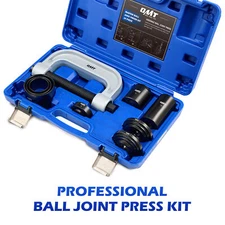 OMT 10pc Ball Joint Press Removal Tool Kit with 4x4 Adapters for Auto Repair