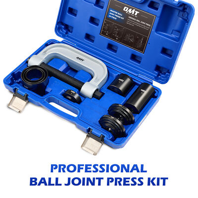 OMT 10pc Ball Joint Press Removal Tool Kit with 4x4 Adapters for Auto