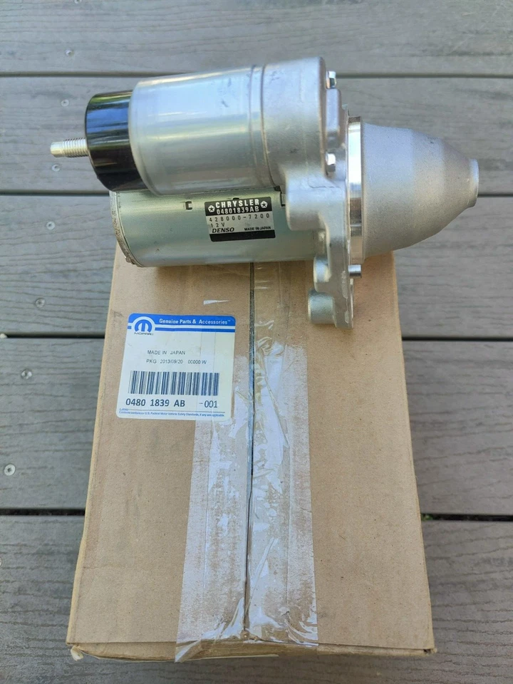 New Genuine Starter Motor Jeep Cherokee KL 3.2L Dodge Journey JC 3.6L 04801839 - Image 4 of 4
