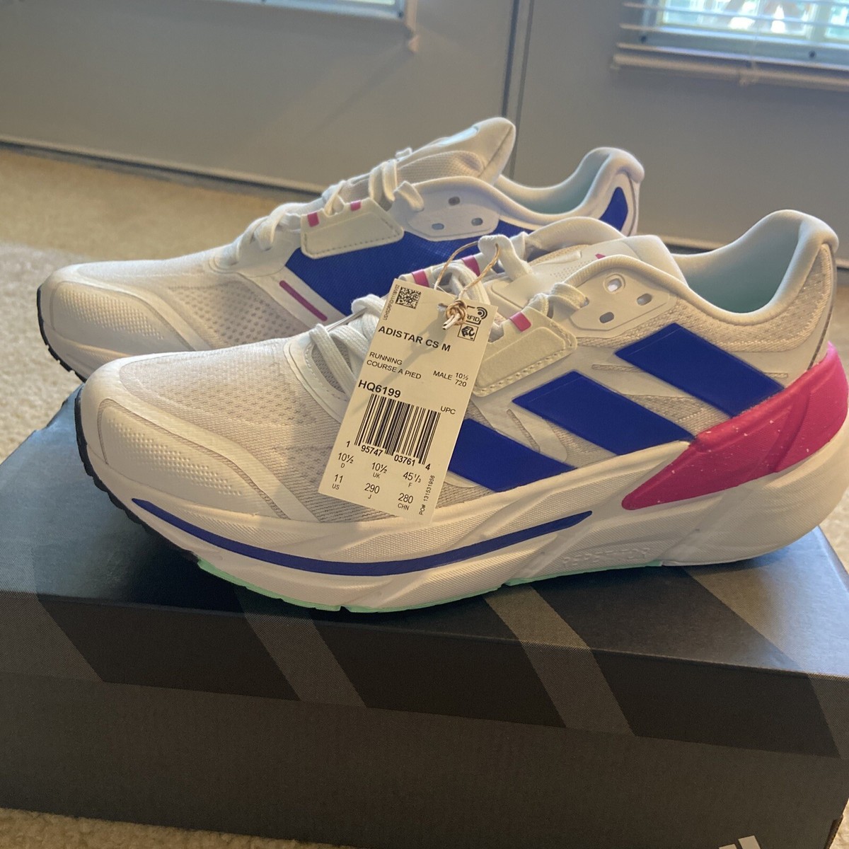 Adidas Adistar CS M White Size 11 Men Running Shoe HQ6199 | eBay Adidas Adistar CS M White Size 11 Men Running Shoe HQ6199 | eBay